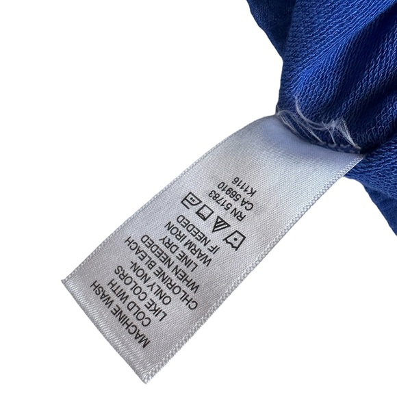 Maurices Blue Ruffle Short Sleeve Elastic Waistband Tee T-shirt spring summer - Picture 4 of 7